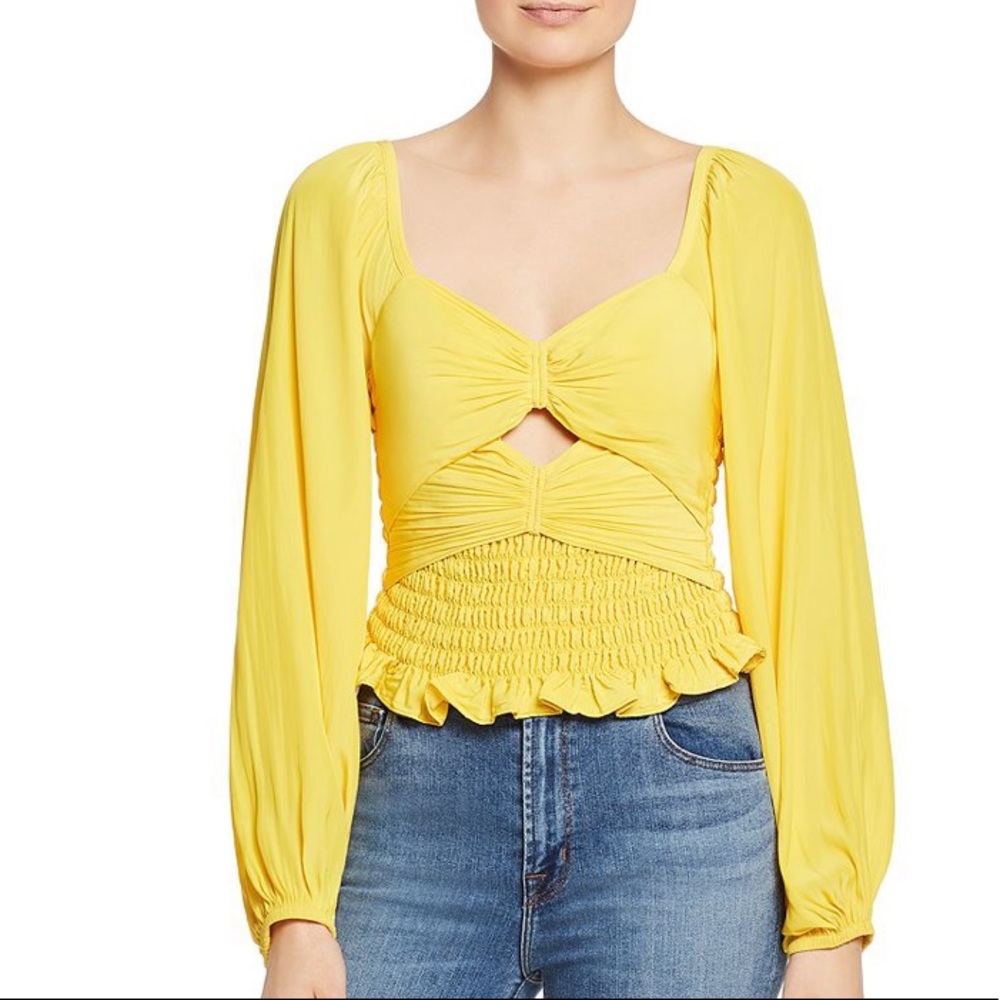 NWT Ramy Brook Eliana Revolve Cut out Top